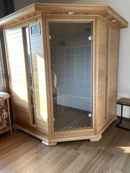 HEALTHLAND Infrasauna Deluxe 4005 Carbon rohová - 3