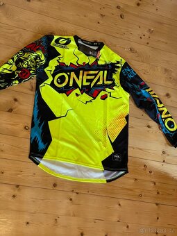 Motokrosový dres O’Neal – Fluo, potisk, velikost XL - 3