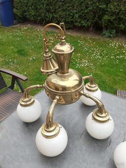 Lustr mosaz starožitnost - 3