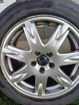 Sada alu kol volvo thor r17, 5x 108, letní pneu - 3