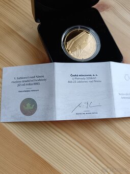 Zlatá mince 1oz Artemidin chrám z Efesu jen 200ks od ČM - 3