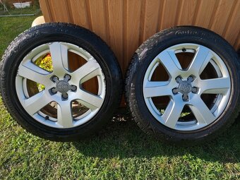 Originál ALU kola Audi 5x112 r17 zimní pneumatiky (bazar) - 3