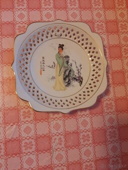 Porcelánové talíře - ručně malované - 3