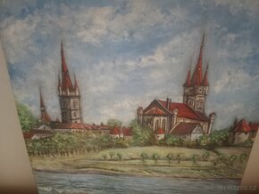OLEJ NA PLÁTNĚ - KOSTEL SV.BARTOLOMEJE V KOLÍNĚ - 3
