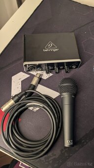 Mikrofon behringer XM8500 ultravoice a Behringer zvukovka - 3