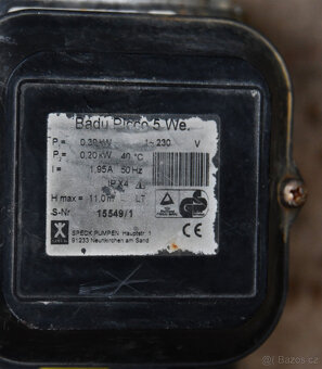Jednofázový elektromotor Badu Picco 5 We - 3