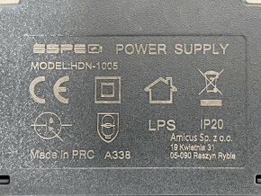 ESPE-HDN1005 zdroj na lištu DIN; 10W; 5VDC; 2A; 100÷240VAC - 3