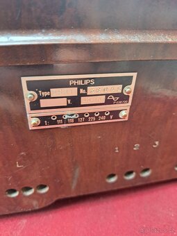 Staré bakalice rádio Philips s reproduktorem - 3