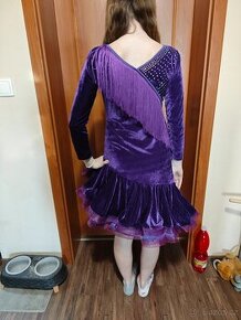 Závodní šaty na Latinu vel. M - 3