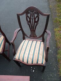 Stůl a židle z masivního dreva - 3