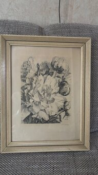 Obraz Max Švabinský Pivoňky - 3