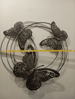 Dekorace na zeď kovová ruční prace.Pouze osobní odběr  - 3