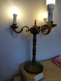 Mosazná stolní lampa - 3