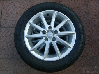 Letní sada alu disky kola originál Seat 5x100 6Jx15 ET38 - 3