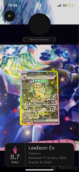 Pokemon prismatic evolution Leafeon ex 144/131 - 3