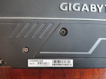 Gigabyte GTX 1660 super OC 6GB DDR6 - 3
