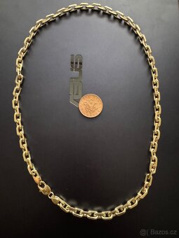 100,5 G Zlato, zlatý řetízek, zlato, řetěz anker NOVÉ - 3