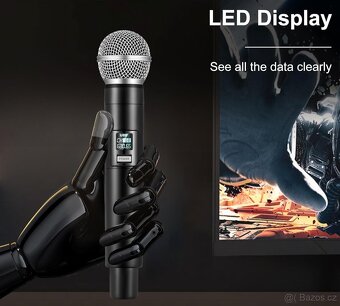 Prodám dobijecí bezdrátové mikrofony Rozbaleno - 3