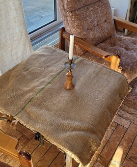 Dekorace: Jutové pytle na kávu, více kusů a více druhů, - 3