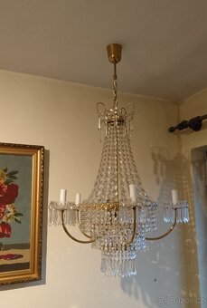 Křišťálový lustr - Jablonecké sklárny - 3