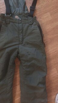 Khaki teplé oteplovačky vel. 140 - 3