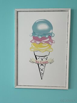 8 ks obrazů s motivy nápojů a donutů - 3