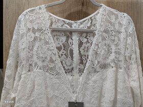 Nové, visačky.Krajkové šaty, maxi délka, Asos,48 - 3