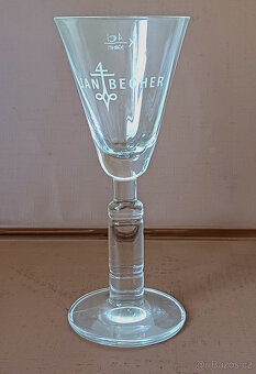Skleničky Jan Becher, sada 6 ks - 3