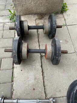 Činky a závaží 150kg - 3
