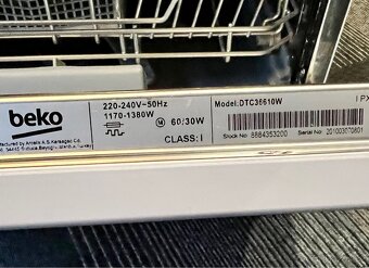 Stolní myčka Beko DTC 36610 W - 3