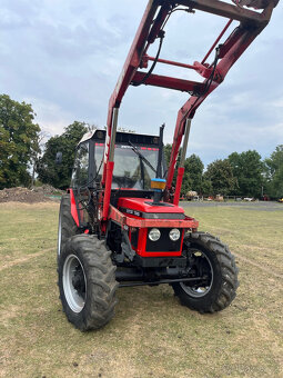 Zetor 7245 s čelním nakladačem s SPZ - 3