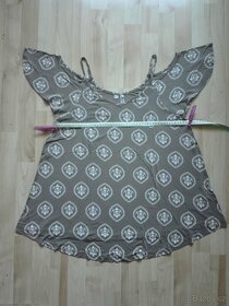 Nové triko s průstřihy na ramenou Rainbow vel.44/46 - 3