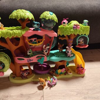 LPS stromový domeček spoustu zvířátek a doplňky - 3