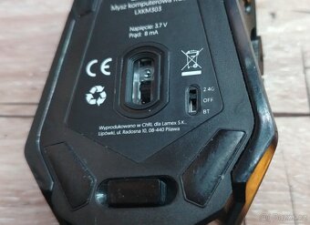 Bezdrátová RGB Dobíjecí BT Myš - 3