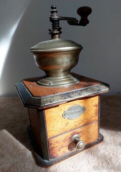 2x historický MLÝNEK NA KÁVU zn. LEINBROCK IDEAL - 3