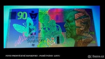 PAMĚTNÍ LIST BANKOVKY 90 LET S MAXEM ŠVABINSKÝM, STC - 3