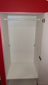 Dětská (holčičí) šatní skříň IKEA MAMMUT 170x60x50 - 3