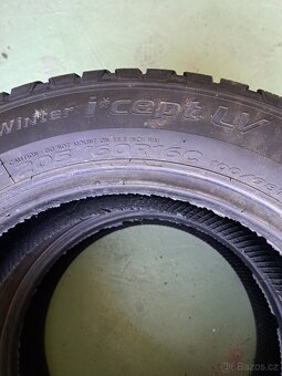 2x zimní pneu Hankook Winter icept LV 205/60 R16C - 3