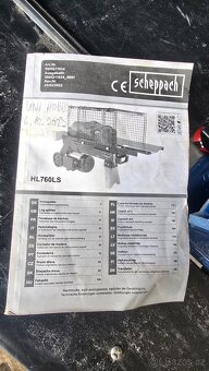 Štípačka na drevo scheppach - 3