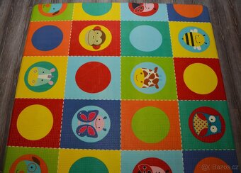 Skip Hop Podložka na hraní oboustranná Zoo 132 x 218 cm - 3