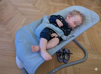 Dětské houpací lehátko NEW BABY SHAKY Gray - 3