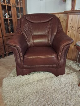 ITALSKÉ KOŽENÉ KŘESLO BOLOGNA - 3