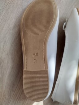 Baleríny H&M, vel.35, top stav - 3