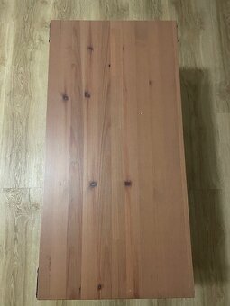 Konferenční stolek, černá hnědá, 90x46 cm - 3