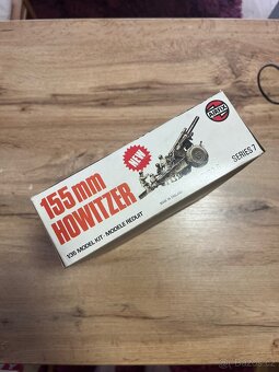 Starožitný plastový model děla 1:35 USA Airfix 1975 - 3