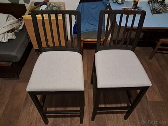 Ikea barové židle stoličky Ekedalen s opěrkou - 3