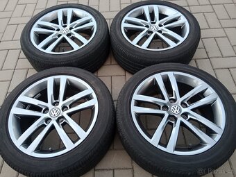 alu kola 5x100 r16 VW Polo a letní 215/45/16 - 3
