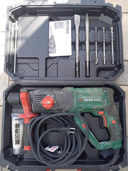 Vrtací a sekací kladivo parkside PBH 1050 C3 - zánovní - 3