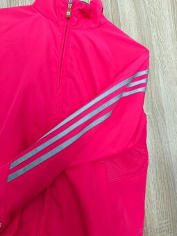 Dívčí lehká sportovní bunda ADIDAS růžová pro 11-12 let - 3