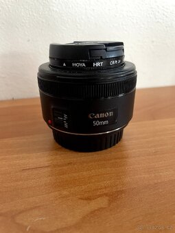 Canon EF 50mm f1.8 STM + Hoya Cir-PL UV filtr - 3